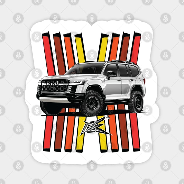 toyota landcruiser lc300 grsport Magnet by naquash