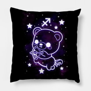 Sagittarius kawaii zodiac sign Pillow