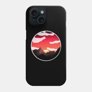 Mountain scene Phone Case