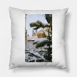 Christmas prague Pillow