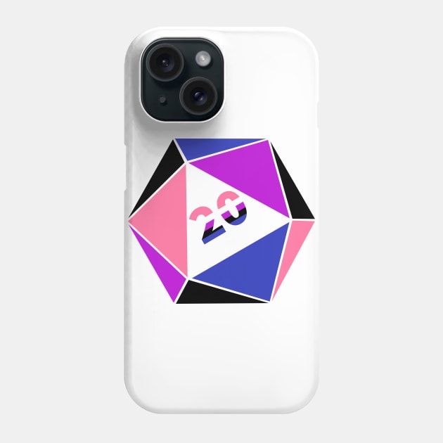 D20 | Genderfluid Phone Case by PrinceSnoozy