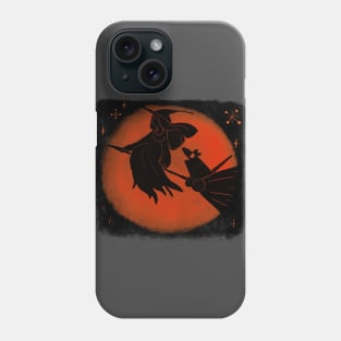 Opossum Witch Night Flight Phone Case