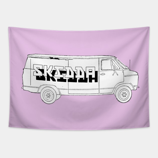 Skidda Truck Tapestry by JaredRosesArt