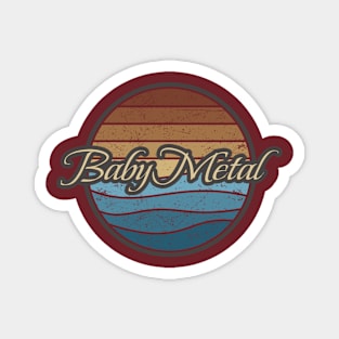 Baby Metal Retro Waves Magnet