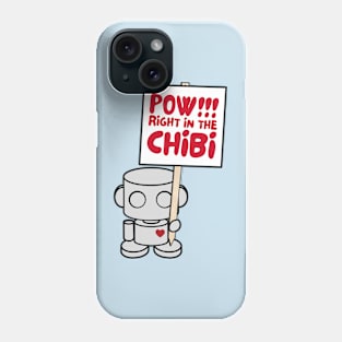 O'BOT Toy Robot (POW!!! Right in the Chibi) Phone Case