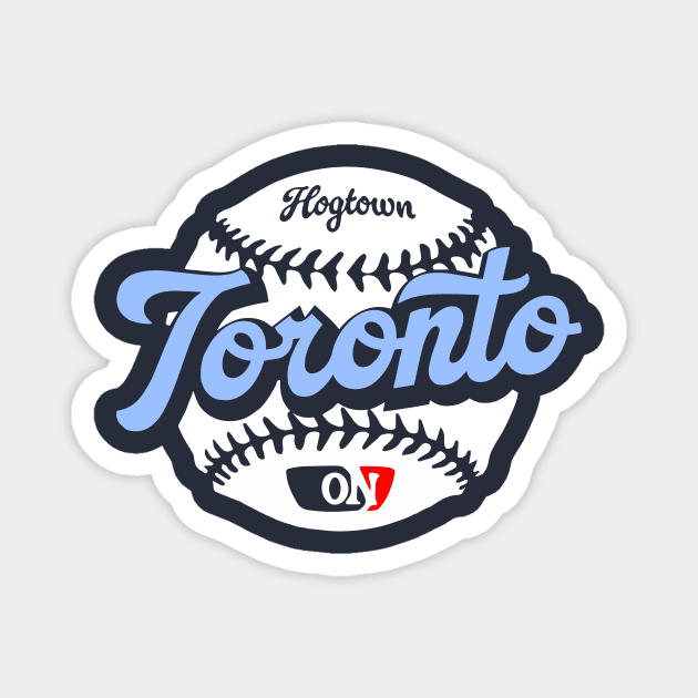 Toronto Baseball Magnet by Throwzack