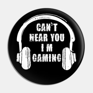 Funny headset cant hear you Im gaming Pin