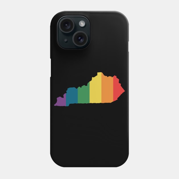 Kentucky State Rainbow Phone Case by n23tees