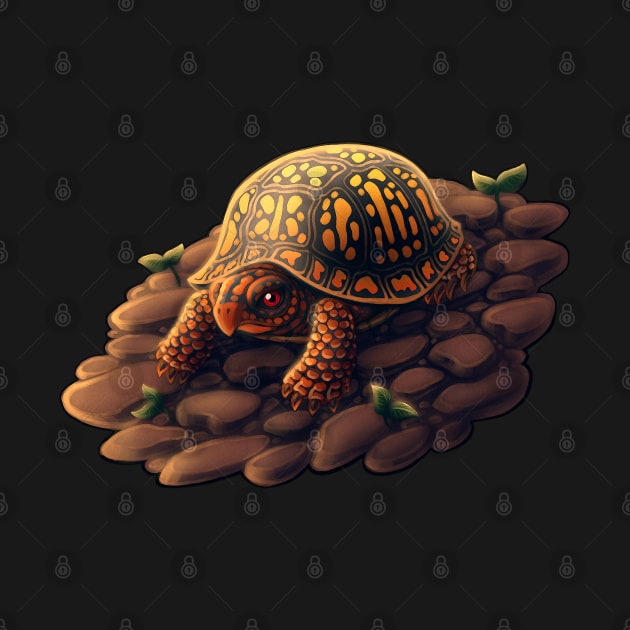 Painted Box Turtle by DoomedDreamer