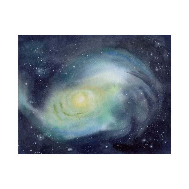 Galaxy with Nebulae by Sandraartist