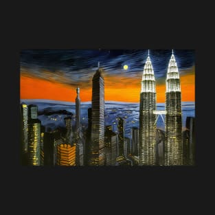 Malaysia Petronas Twin Towers T-Shirt