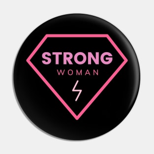 strong woman Pin