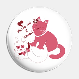 Purrfect Valentine Cats Pin