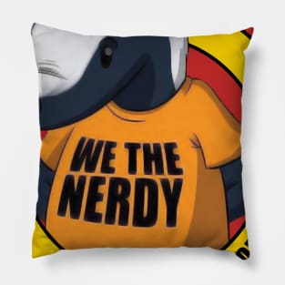 We The Nerdy Classic Logo Pillow