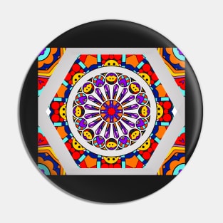 Sagrada Alternate All Over Print - Gaming Art Pin