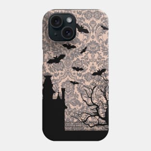 Ghotic Seamless Pattern - Addams Family House Phone Case