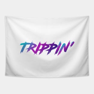 Trippin 90s Slang With 90s Colors Tapestry