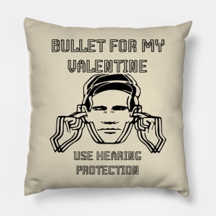 use hearing bullet for my valentine Pillow