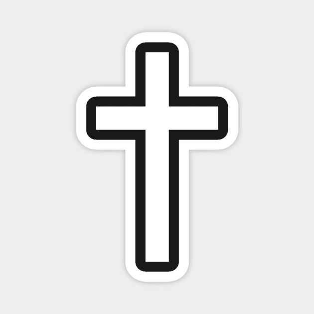 Jesus Cross Graphic Magnet by foxycated
