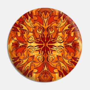 Fire Mandala Pin