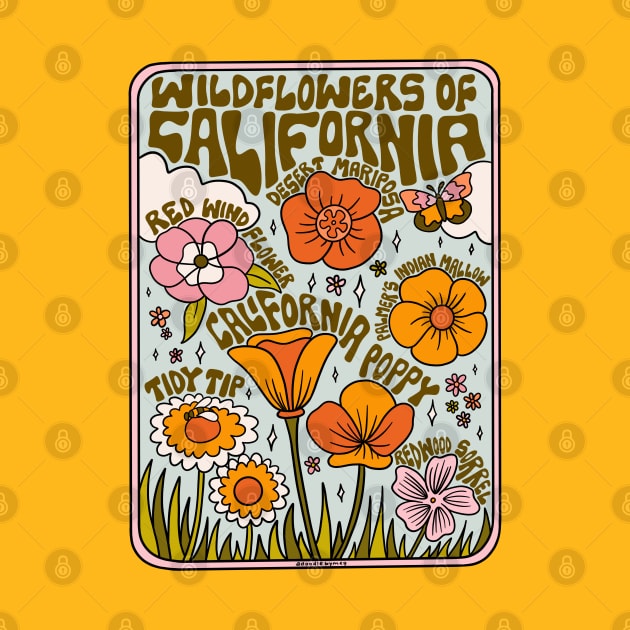 California Wildflowers by Doodle by Meg