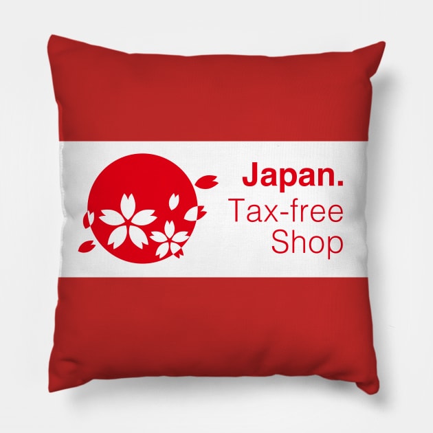 Japan. Tax-free shop Pillow by DCMiller01