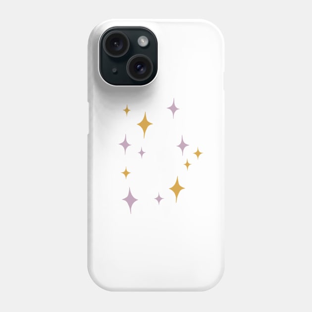 Magical Sparkles Pattern Phone Case by Vaeya