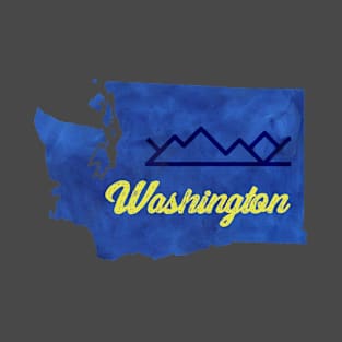 The State of Washington - Watercolor T-Shirt