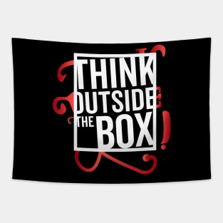 Think Outside the Box cool motivation Thinknig Tapestry