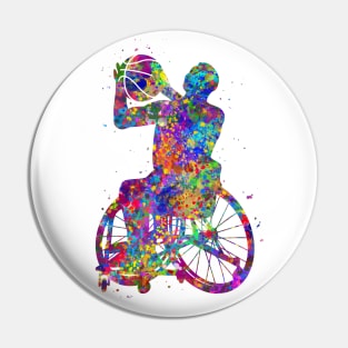 Wheelchair basketball Pin