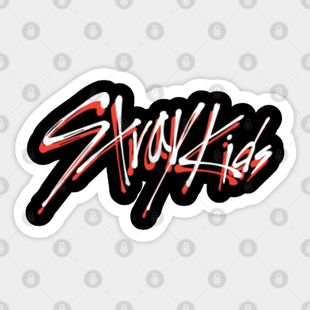 Kpop Stray Kids Logo Stray Kids Sticker Teepublic