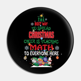 The best way to spread Christmas Cheer is Teaching Math For Everyone Here.. Pin