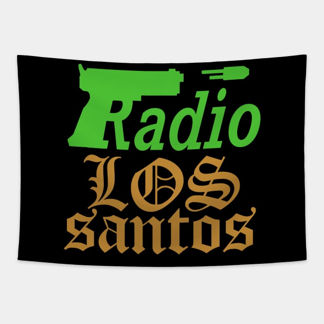 RADIO LOS SANTOS [GTA SAN ANDREAS] LOGO VARIANT Tapestry by jennesis