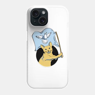 Cat  Peace   P R t shirt Phone Case