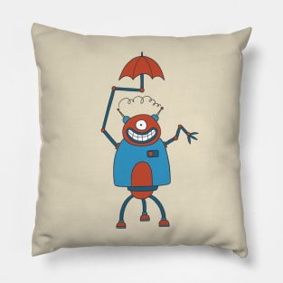 Robot 3 Pillow