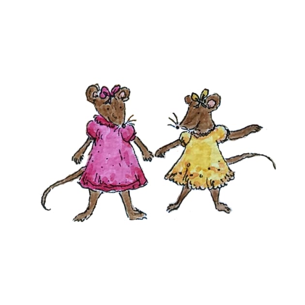 Two Little Mice by KatieWellsIllustration1