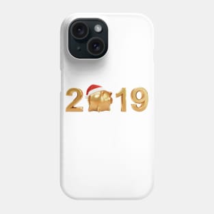 2019 New Year Gold Piggy Phone Case