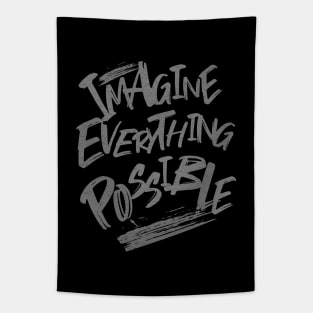 Imagine Everything Possible Quote Motivational Inspirational Tapestry