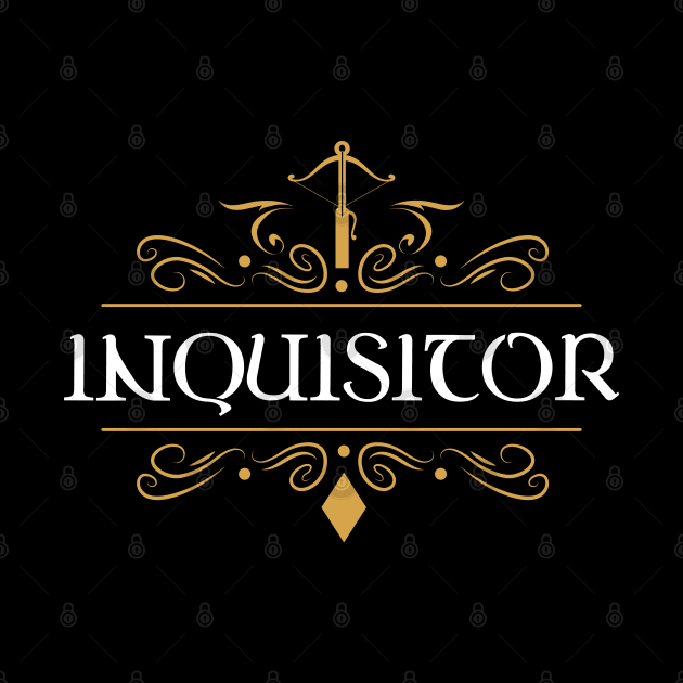 Inquisitor Character Class Pathfinder Tabletop RPG Gaming by pixeptional