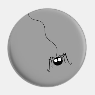Scary spider Pin