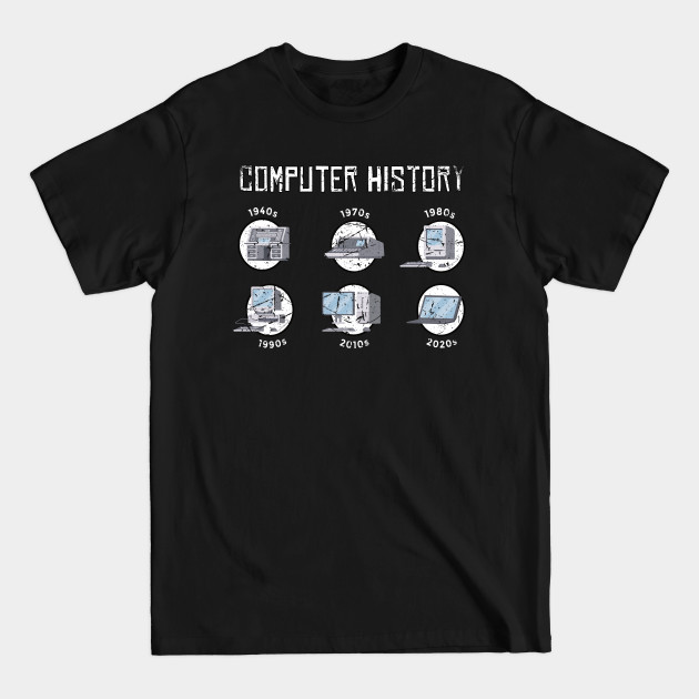 Discover Computer History Computer Scientist Hacker It - Computer - T-Shirt