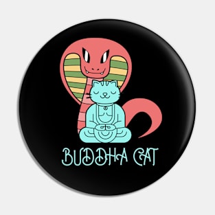 Buddha Cat Pin