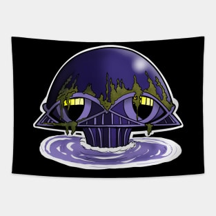 Legion of Doom HQ Tapestry