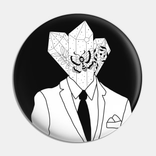 Surreal Crystal Entrapment Pin