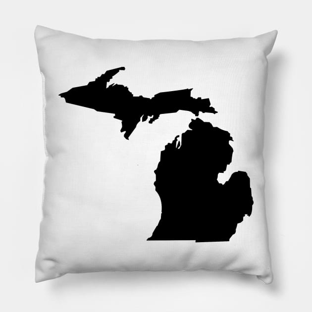 Michigan in Black Pillow by somekindofguru