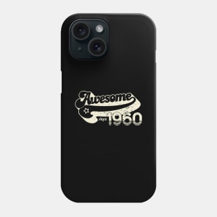 60th birthday gifts for men and women 1960 gift 60 years old Phone Case