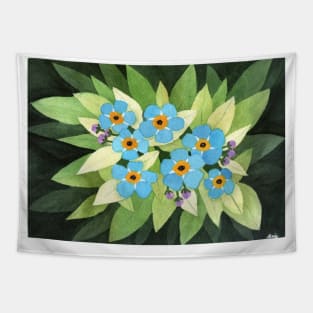 Forget-me-nots Tapestry