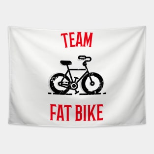 Team Fat Bike Wear When Mountain Bike Riding MTB Tapestry