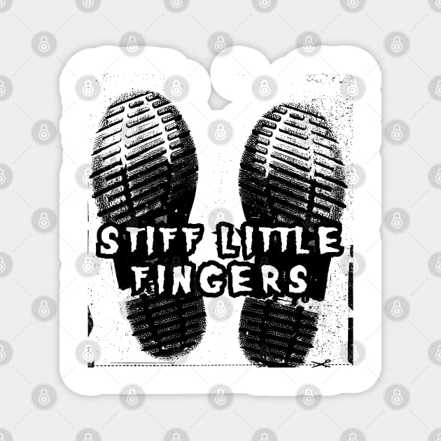 stiff little classic boot Magnet by angga108