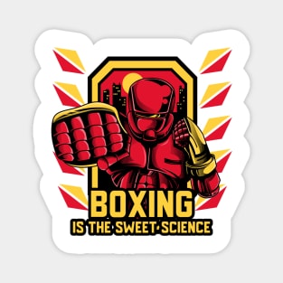 Boxing is the Sweet Science Magnet